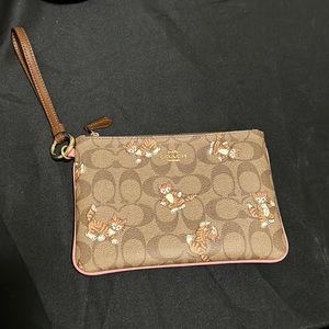 Coach Happy Cats Medium Pouch